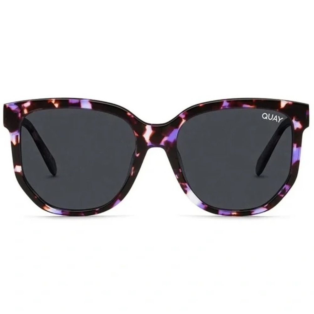 ISO QUAY Coffee Run Sunglasses Polarized Purple Tortoise Frame